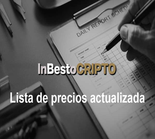 Lista de precios equipos minería criptomonedas